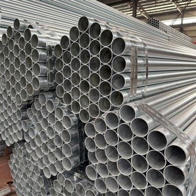 ERW ASTM BS1139 Galvaniseret stålrør