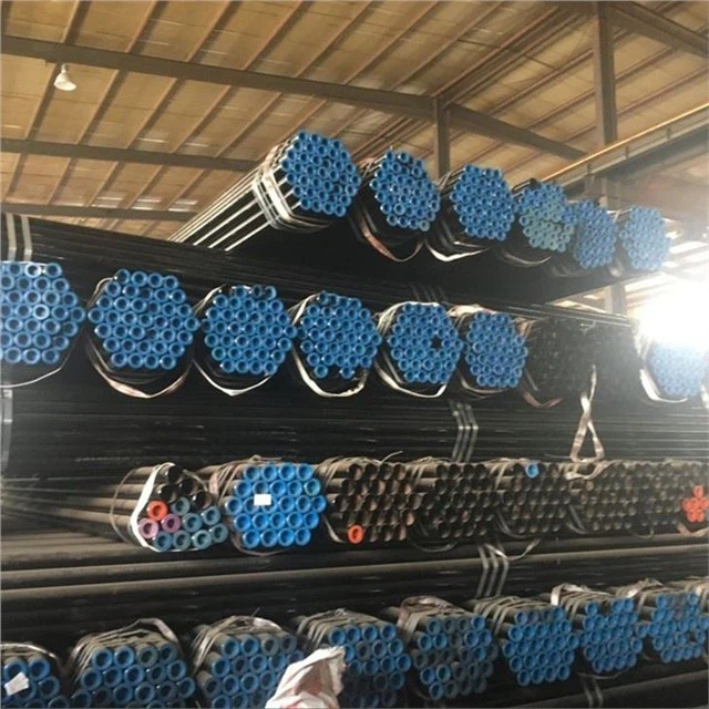 Sort maling & hot dyppet galvaniseret carbon stål sømløse rør
